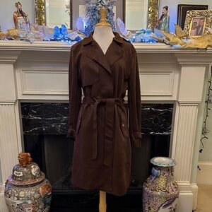 Chic Brown Women's Trench Coat
